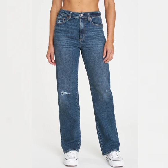 DAZE DENIM Hug High Rise Dad Jean - Picture 1 of 11